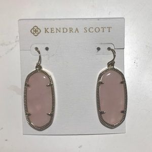 Kendra Scott Elle Earrings in Rose Quartz
